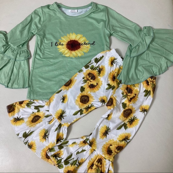 Boutique sunflower 🌻 🌻 🌻 cute pants set - Picture 4 of 5